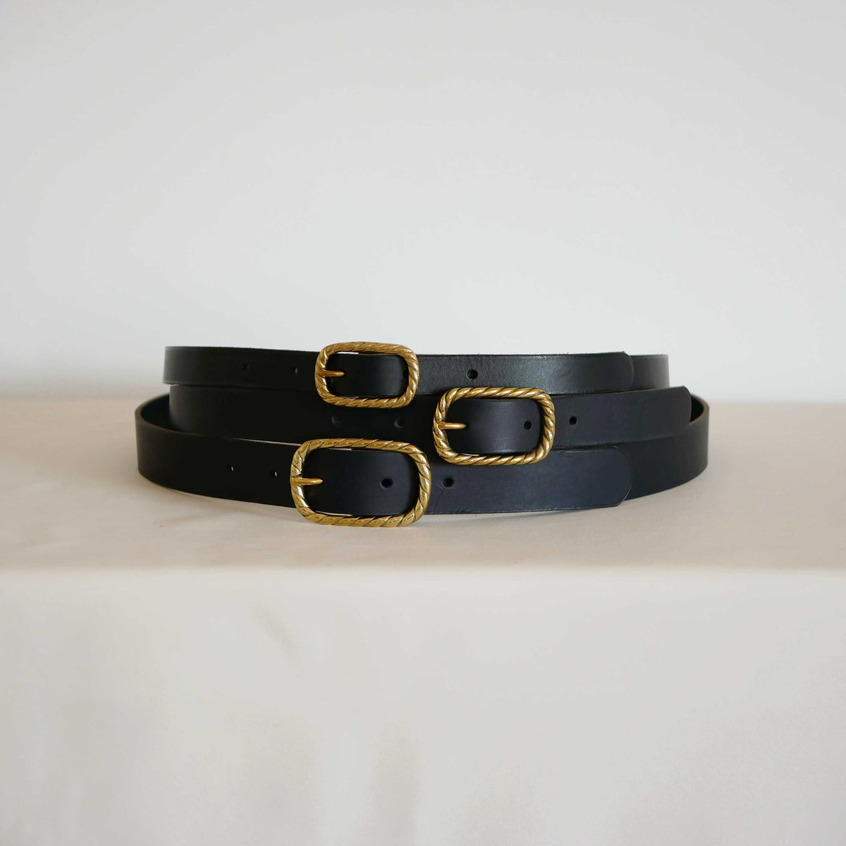 Ceintures en cuir artisanales