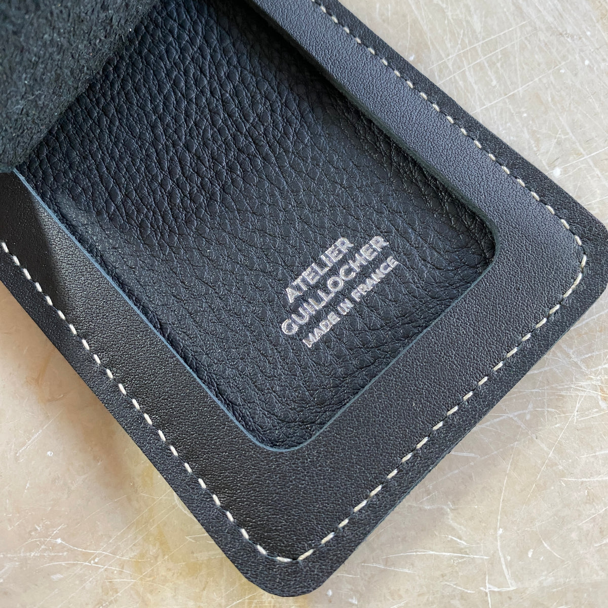 Étiquette à bagage en cuir personnalisable