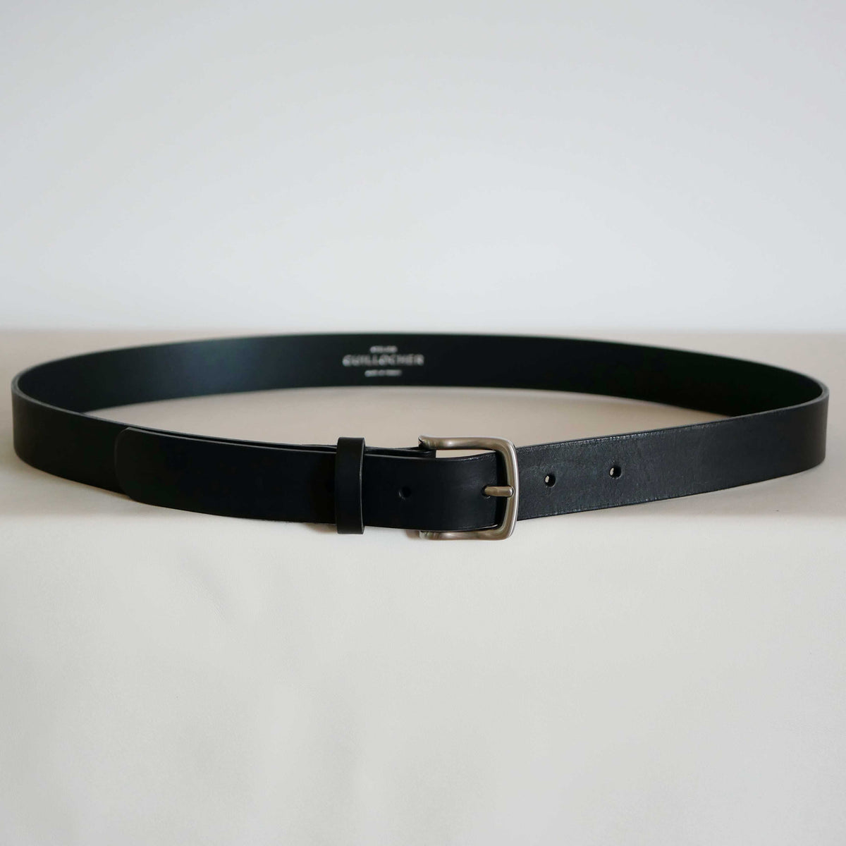 Ceinture Alix en cuir – Boucle argentée