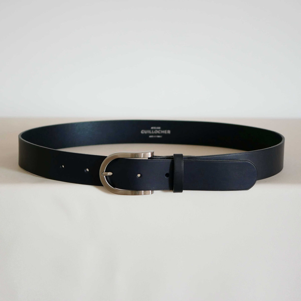 Ceinture mixte Camille en cuir – Boucle argentée