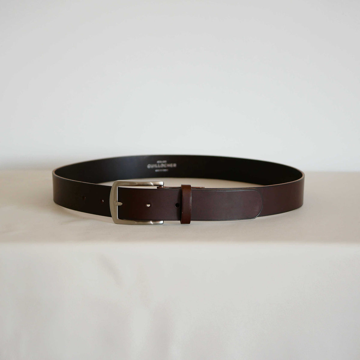 Ceinture homme Auguste en cuir pleine fleur