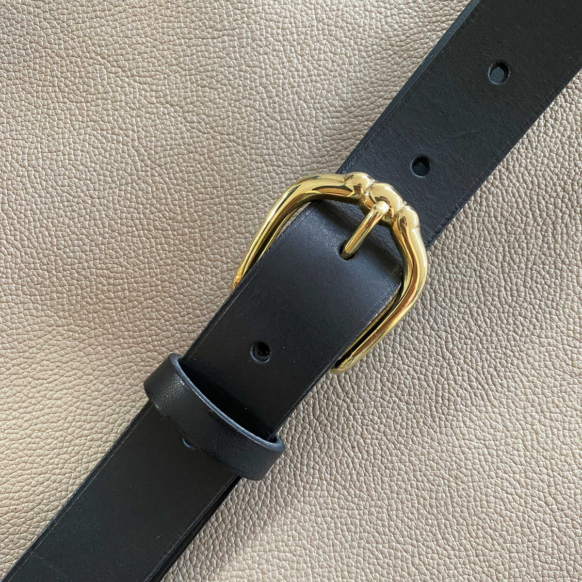 Ceinture femme Rosy en cuir – Boucle en laiton français