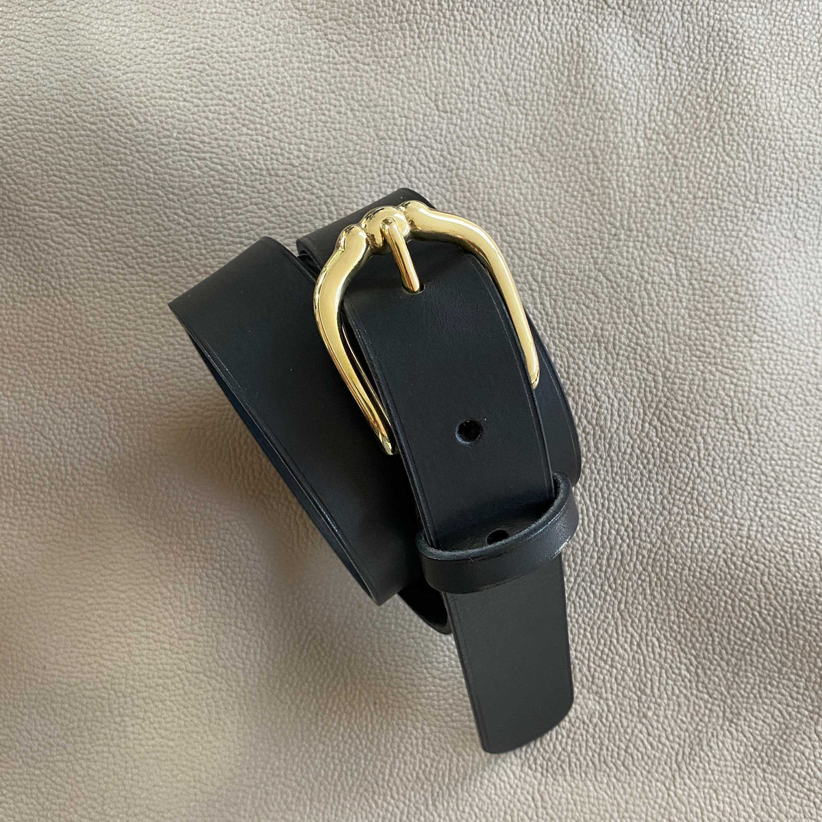 Ceinture femme Rosy en cuir – Boucle en laiton français