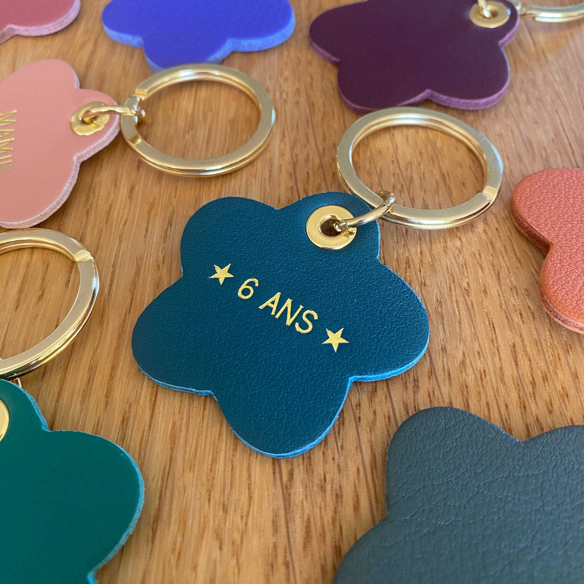 Porte-clés FLEUR personnalisé