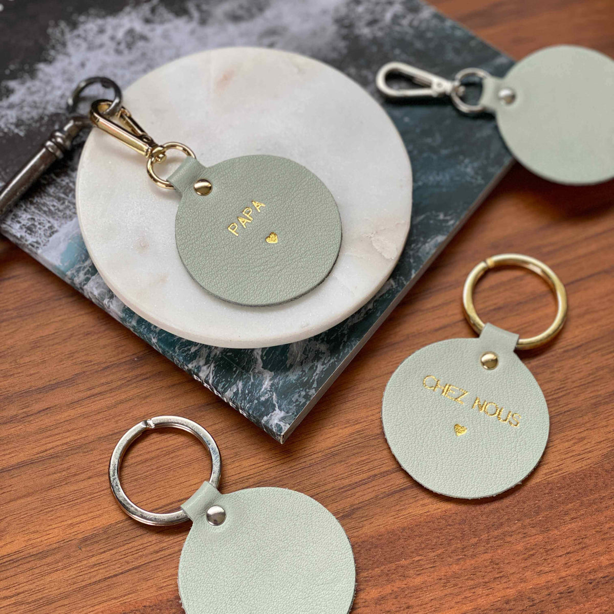 Porte-clés ROND personnalisé
