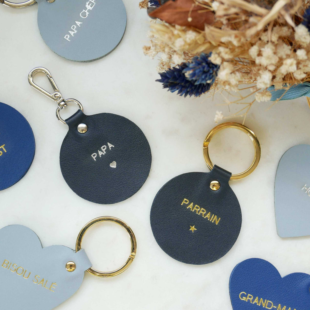 Porte-clés ROND personnalisé